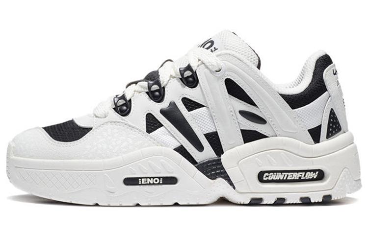 Li Ning Yue 2.0 Yue 2.0 Low top Sports Casual Shoes Women s White Black AGCS070-1 37.5