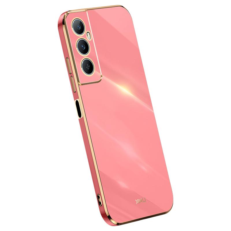 

Для Realme C65 4G Чохол Захисний чохол для мобільного телефону з ТПУ з гальванізованою рамкою Red