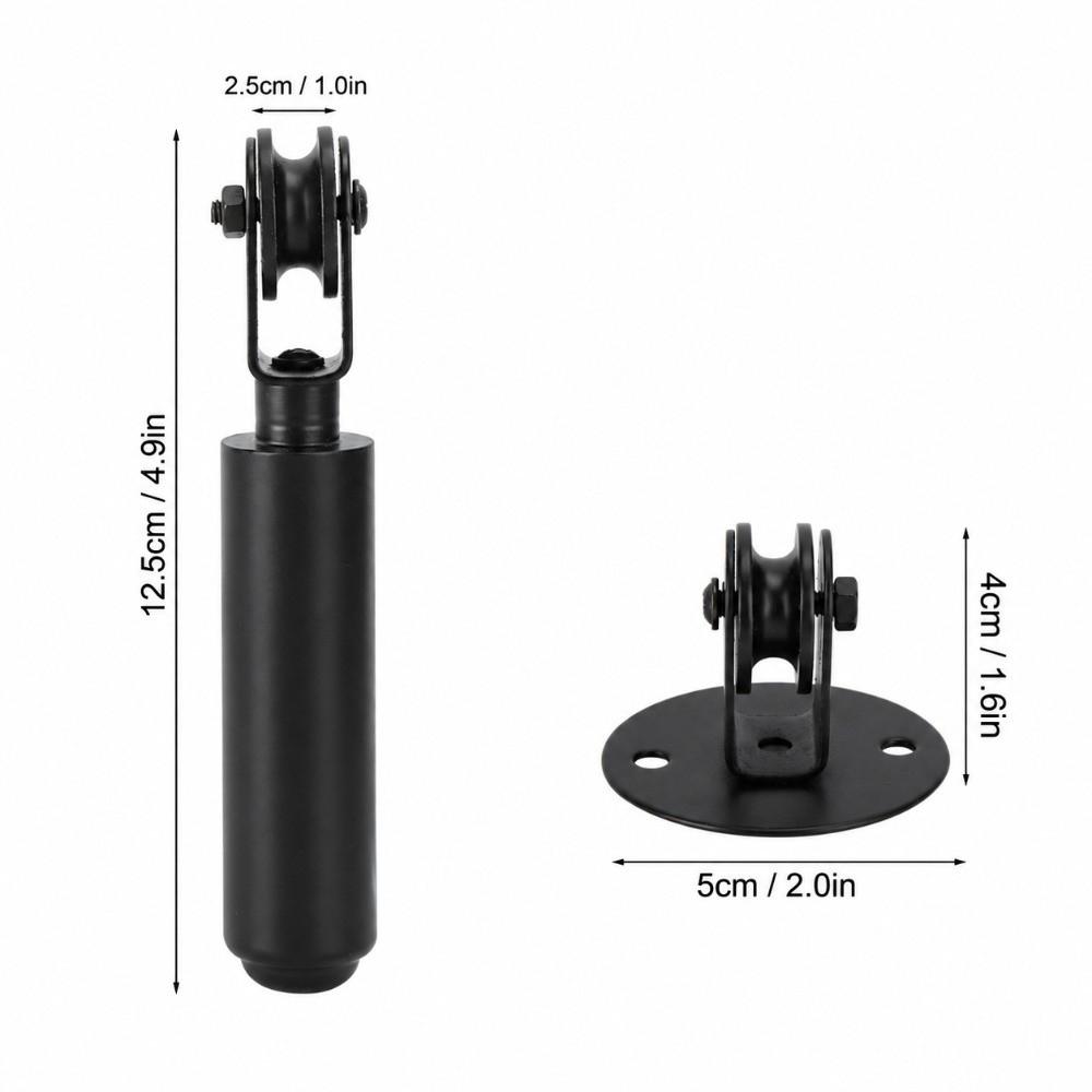 Wall Mount Pendant Lamp Pulley Heavy-Duty Pulley Bearing Rod Decorative Lighting Pulley Kit Hotel
