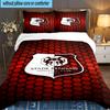 3PCS Stade Football Club Crest Bedding set,Ideal For1pc Duvet Cover And 2pcs Pillowcases Perfect for Christmas gift,Ideal for Bedroom, Dormitory