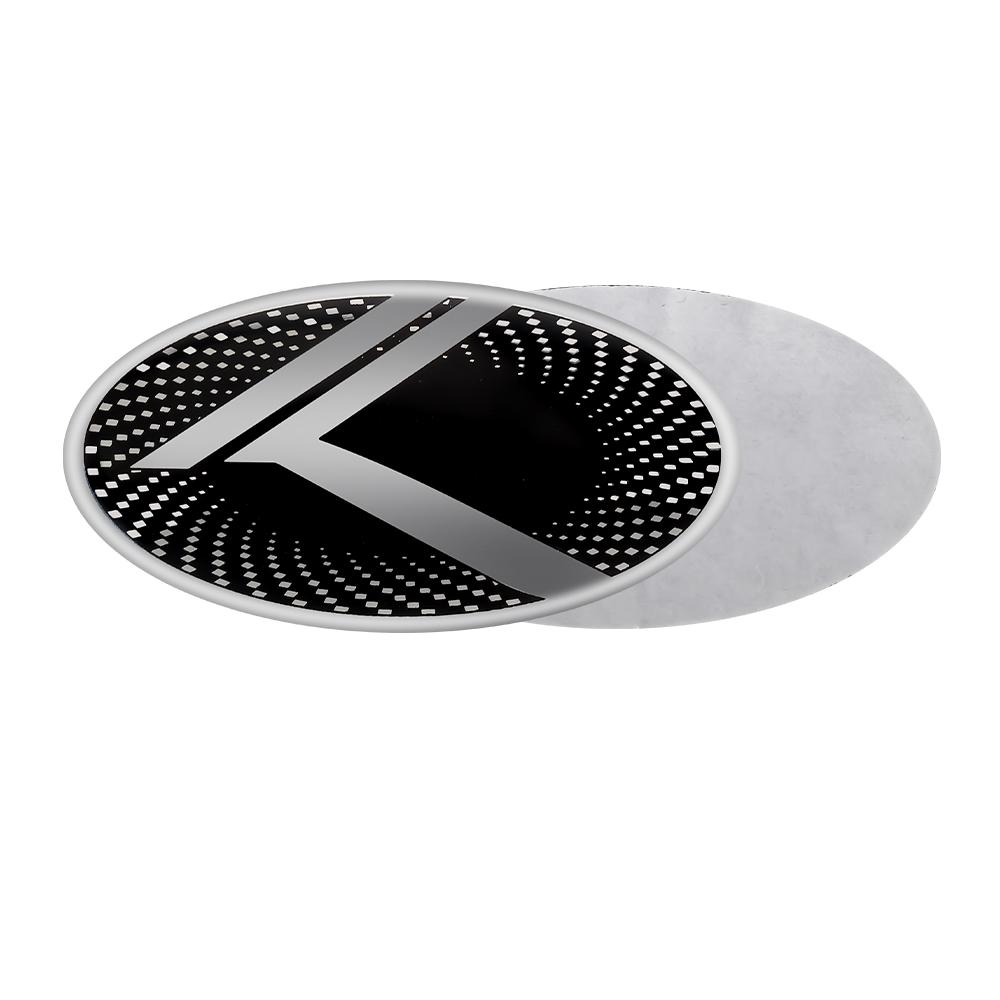 MFKN6 61MM 3D Aluminum Emblem Car Steering Wheel Badge Sticker For New KIA GT K STINGER Sportage Niro Rio Ceed Cerato Soul Sorento KX5