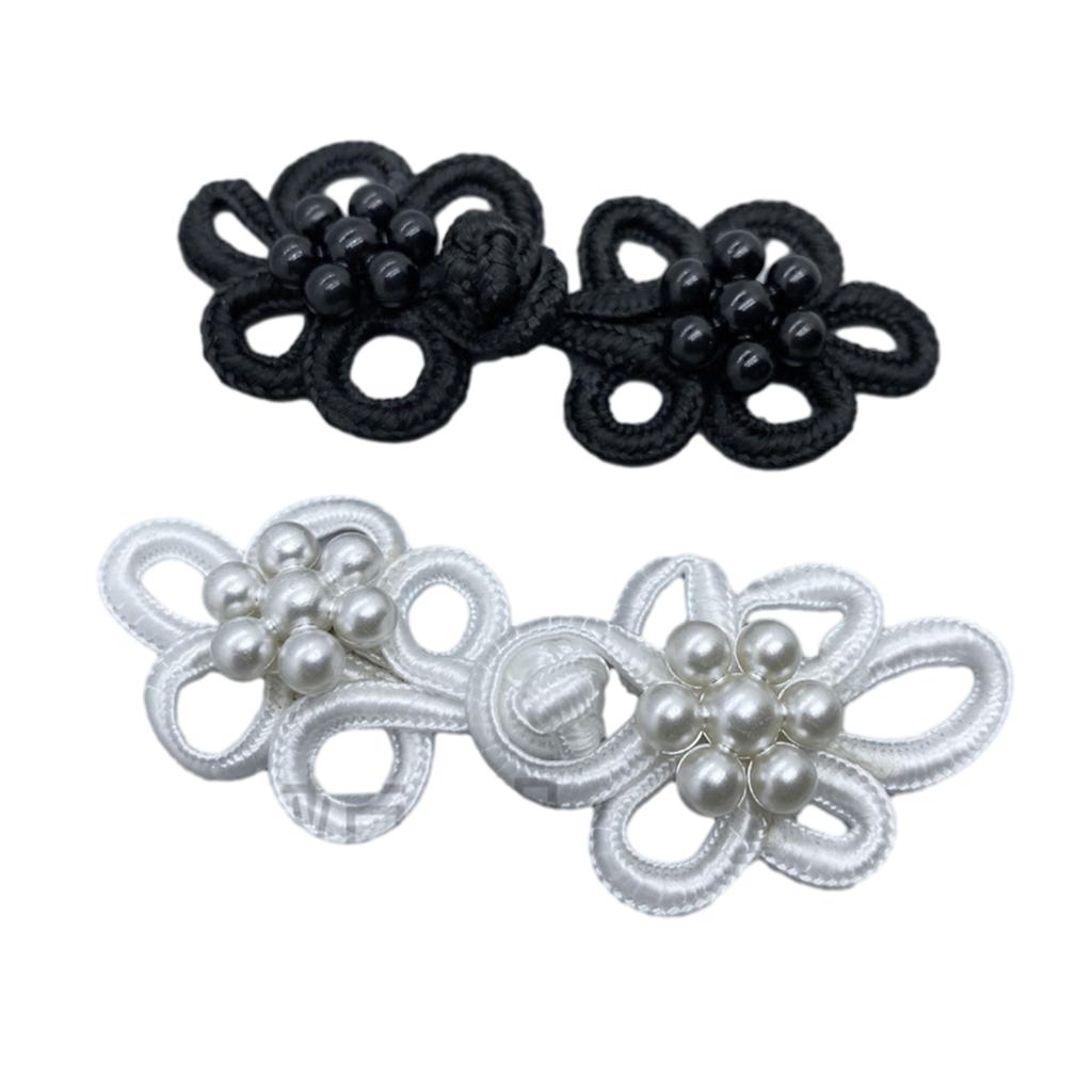 Chinese Buttons Closure Knot Fastener Sewing Five Leaves Flower Cheongsam Button Craft DIY Shirt Cheongsam Clothing