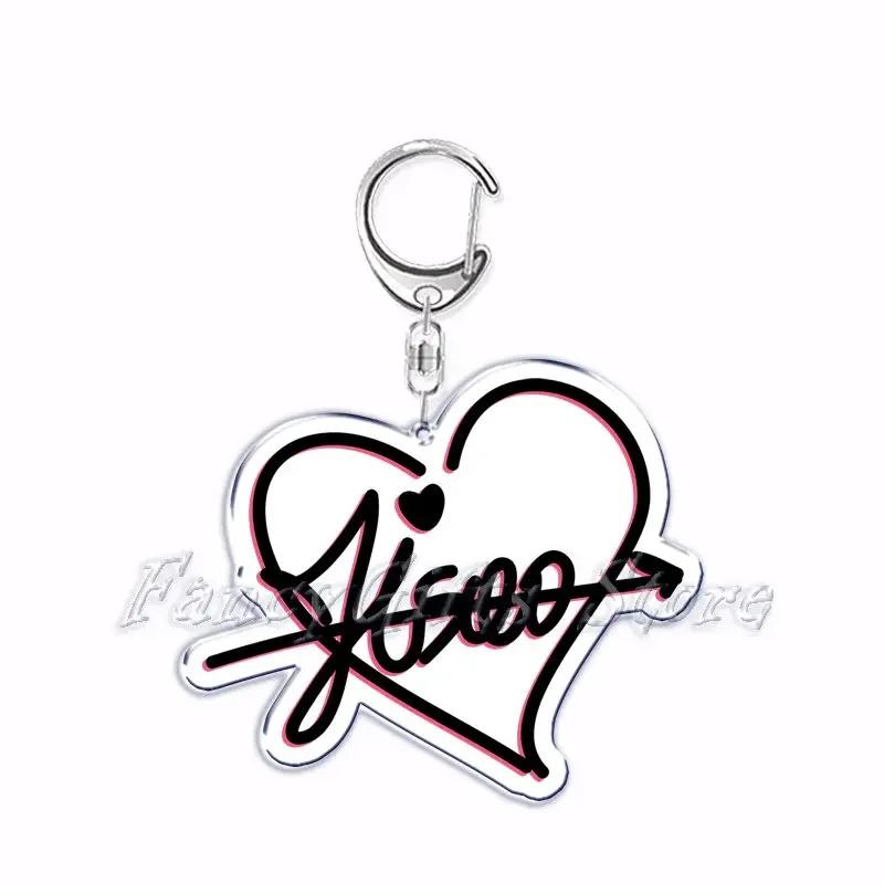 Hot Popular Korean Fashion Kpop Girls Band Keychain for Women Man Bag Accessories Bag Key Chain Ring Keychains Jewelry Fans Gift
