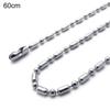 2.4mm Fashion Casual Necklace Exquisite Lightweight Silver Color