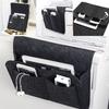 Filz Nachttisch-Aufbewahrungstasche Organizer Bett Schreibtischtasche Sofa TV Fernbedienung Hängender Caddy Couch Aufbewahrung Organizer Betthalter Taschen