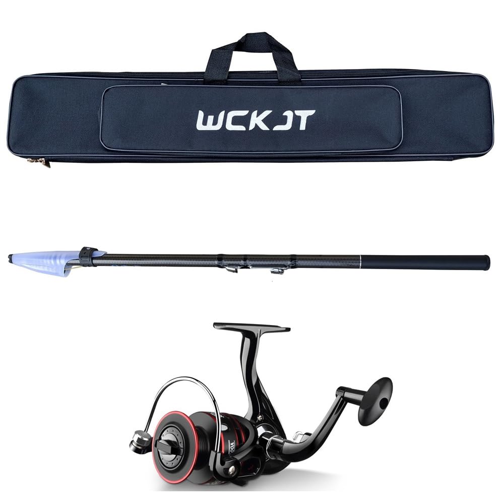 WCKJT Fishing Rod Set Casting Rod Rock Rod Beginner Introductory Set Fishing Bag Rock Fishing Embankment Fishing 3000 Reel Storage Bag Compact Rod