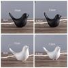 Crafts Ceramic Nordic Style Black White Home Decoration Ornaments Statue Bird Sculpture Figurines