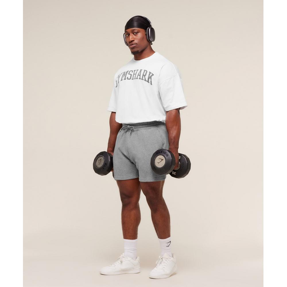 Gymshark Power 5  Shorts Charcoal Core Marl A4b9o Gbbb