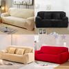 Comfortable Stretch Sofa Slipcover Soft Thick Velvet Protector For 1-4 Seat Furniture
