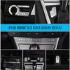 For BMW X3 E83 2006-10 Car Air Conditioning CD Button Headlight Switch Seat Heating Button Sticker Accessories Car Modification