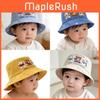 Childrens Cartoon Bear Sun Hat With Wide Brim For Summer Sun Protection And Breathability