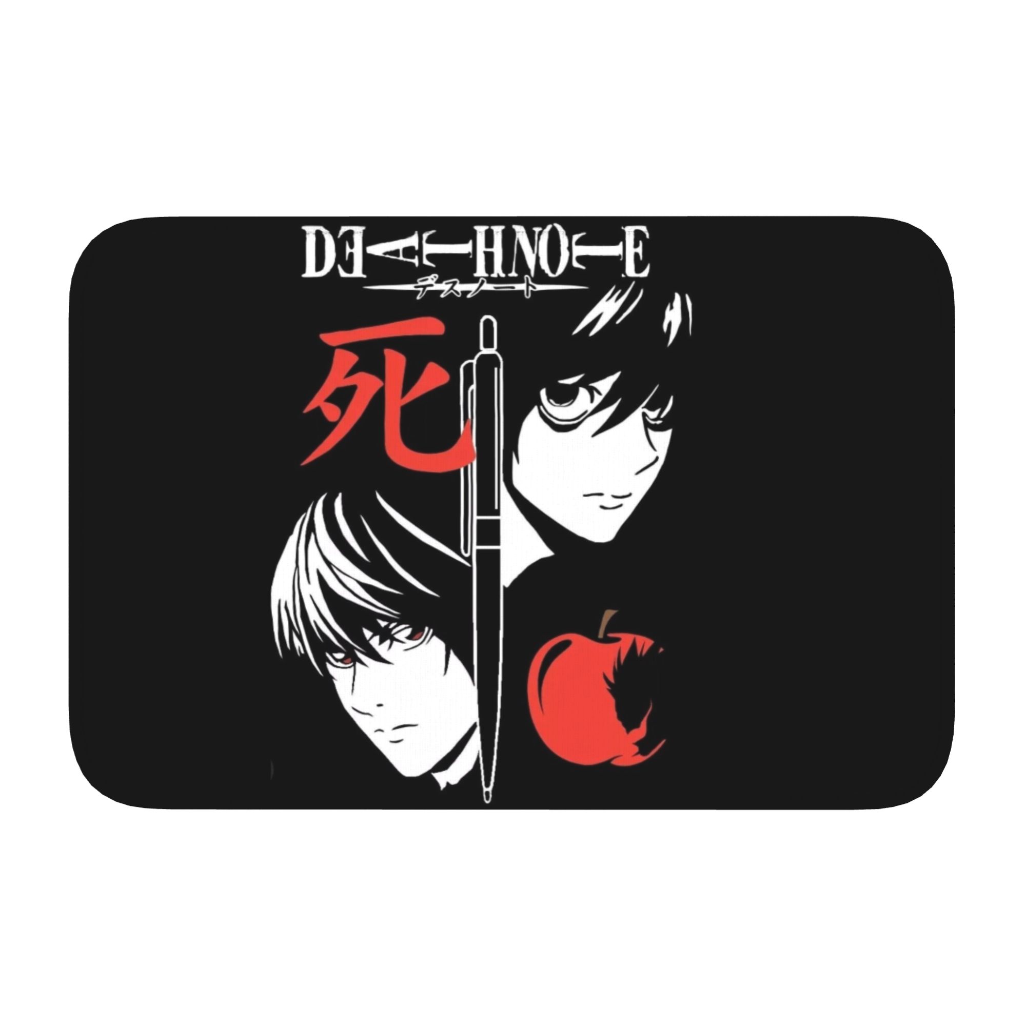 

Deathes Anime Note Floor Door Kitchen Bathroom Mats Anti-Slip Outdoor Doormat Garage Living Room Entrance Rug Carpet Footpad 60cm x 90cm