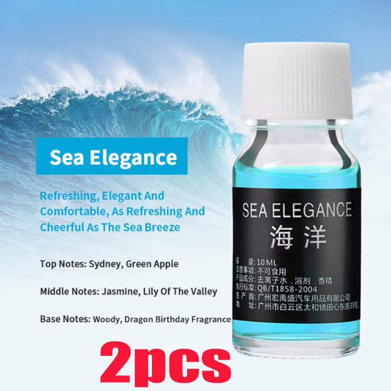 Car Fragrance Car Air Freshener Refill Liquid Perfume Essential Oil Natural Plant Aroma Diffuser Auto Interior Accessories 10ml