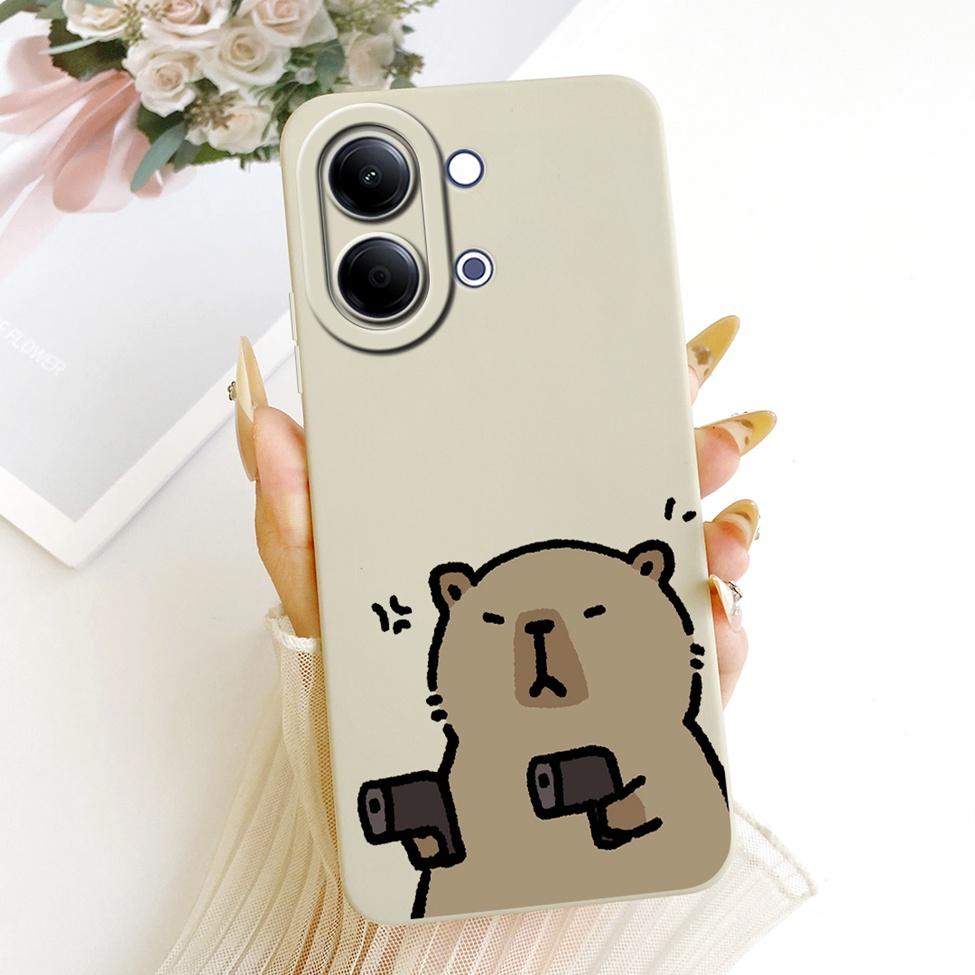 For Vivo Y05 Case Cover Cute Kawaii Luxury Fashion Flowers Cool Painted Silicone Casing For VivoY05