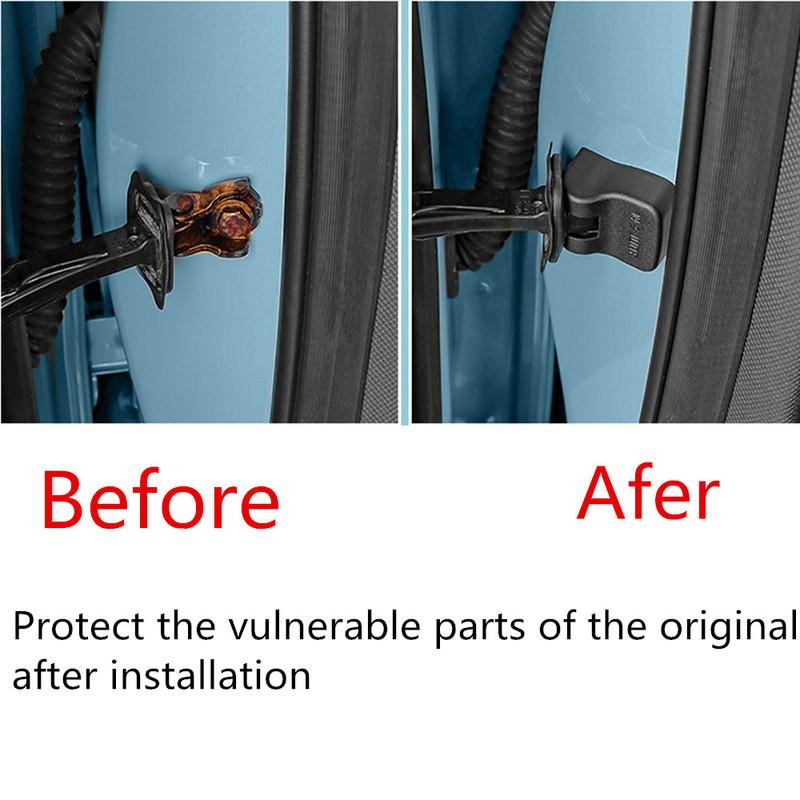 For Volkswagen VW Polo Hatchback      Car Door Limiting Stopper Key Keys Buckle Protection Cover Case 4PCs