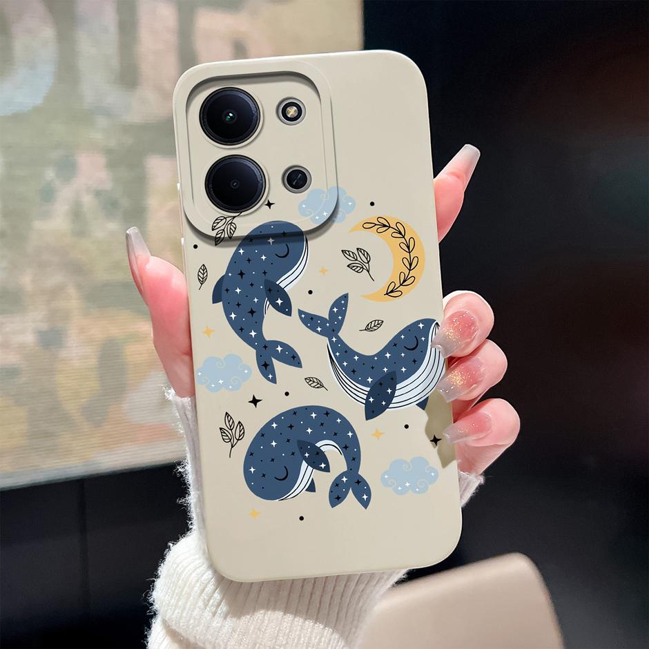 

For Xiaomi Poco C85 C85X C75 C71 C65 Case Cute Kitten Cherry Drop-Resistant Dustproof Soft Back Cover For PocoC85X PocoC71 Capa Xiaomi Poco C75