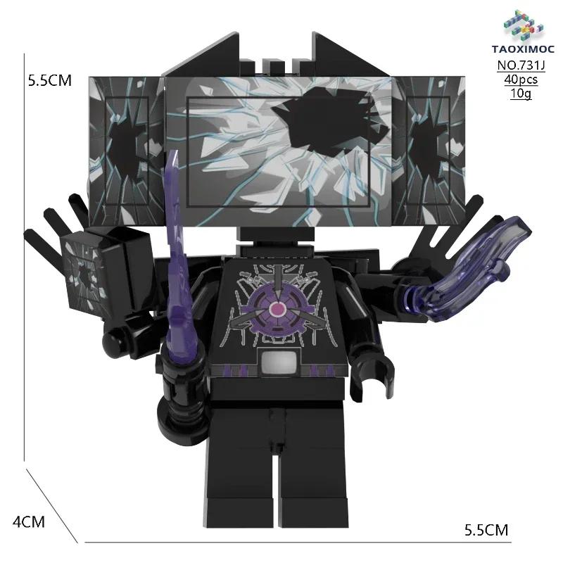 Titan ClockMan Upgrade Blocks TVman Mini Blocks Titan Dragon Drillman Titan Cameraman Building Dark Clock Man Blocks Mini Figure