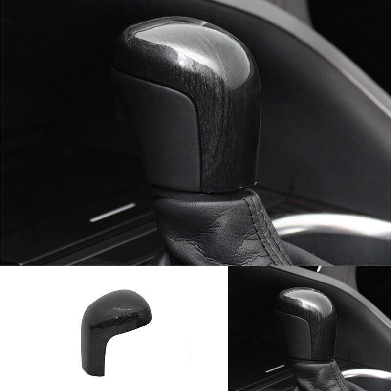 For Toyota Avalon 2019-2022 Black Wood Grain Center Console Gear Shift Knob Trim