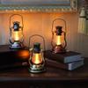 Outdoor Led Solar Lamp Multifunctional Retro Creative Kerosene Lamp Hanging Emergency Light For