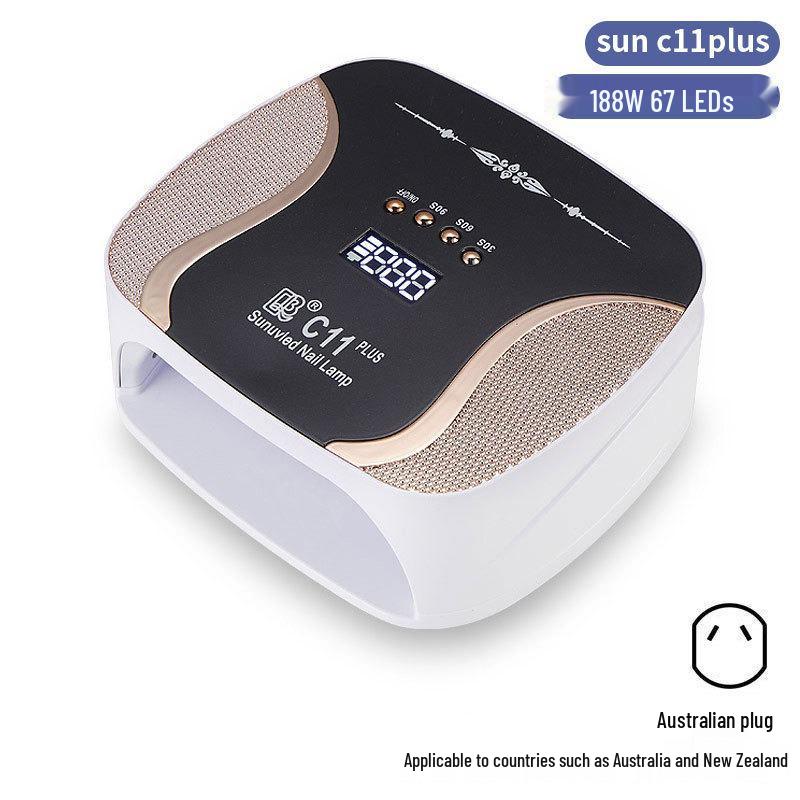 256W High Power UV/LED Dual Light Nail Curing Lamp