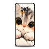 Cute Cat Phone Case Cover  for Xiaomi Poco F7 Ultra F6 F5 F4 F3 X6 X5 X4 X3 NFC C51 C55 M4 GT 5G Soft TPU Shell Fundas Capas Bag