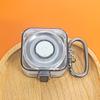 Clear Flexible Case with Carabiner Protector Cover for Rings Charger Shell Dustproof Charging Case Cover
