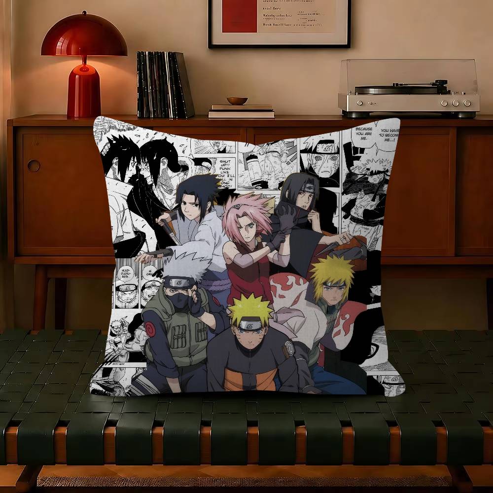 NARUTO retro Eye Pillow Gift Home Office Decoration Bedroom Sofa Car Cushion Cover case x