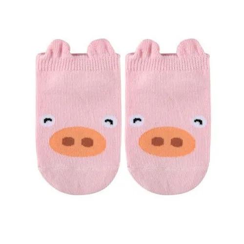 Cotton Toddler Baby Boys Girls Socks Non Slip Cartoon Animal 3D Design Casual Kids Floor Socks For Girls Boys 0-3Years