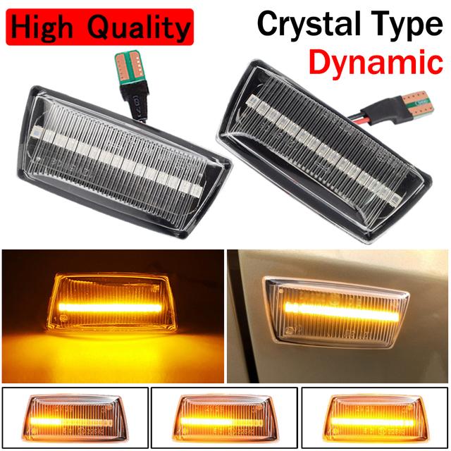 For Opel Insignia Astra H Zafira B Corsa D For Chevrolet Cruze Led Dynamic Side Marker Turn Signal Light Sequential Blinker