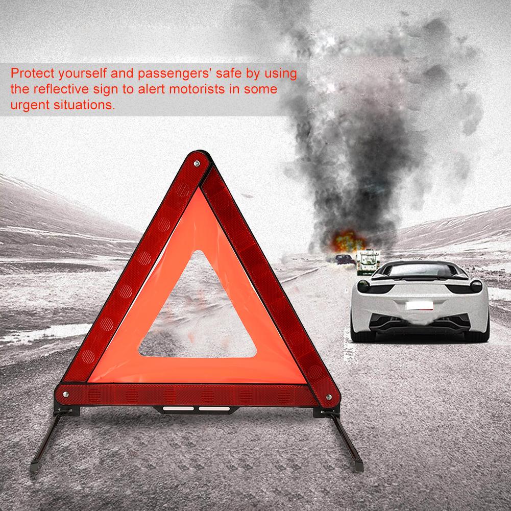 Triangular Car Emergency Breakdown Reflective Warning Safety Foldable Parking Sign