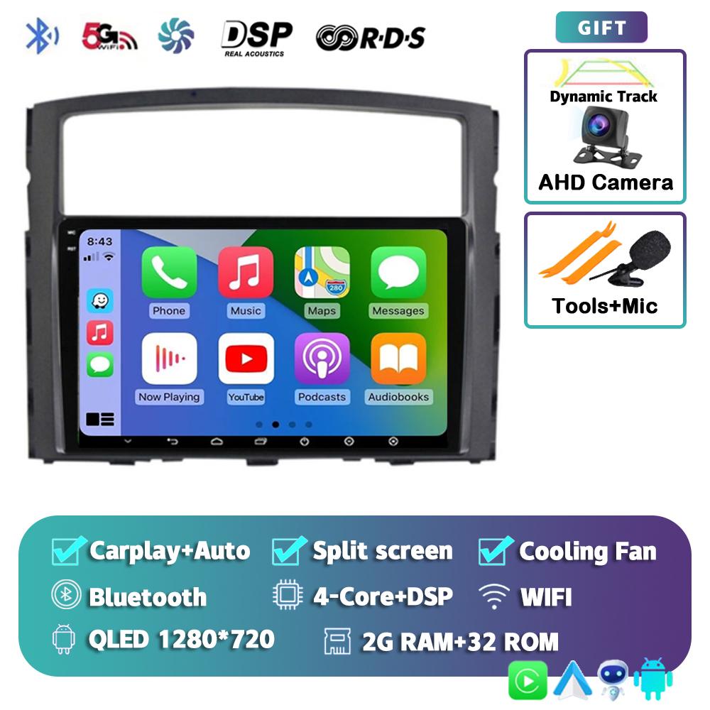 Android 14 Carplay Autoradio Für Mitsubishi Pajero 4 V80 V90 2006 - 2014 Multimedia Video Navigationsplayer GPS Stereo Head Unit