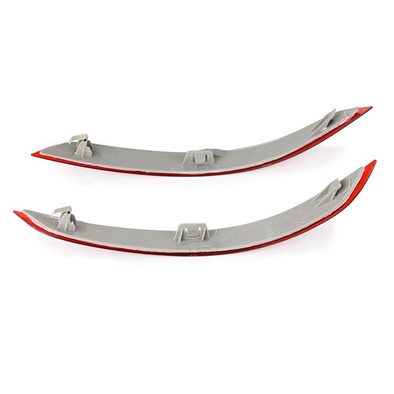 Rear Bumper Reflective Strips For BMW X5 F15 2014-2018 Car Rear Bumper Reflector Red Lens Warning Strip 63147290091 63147290092