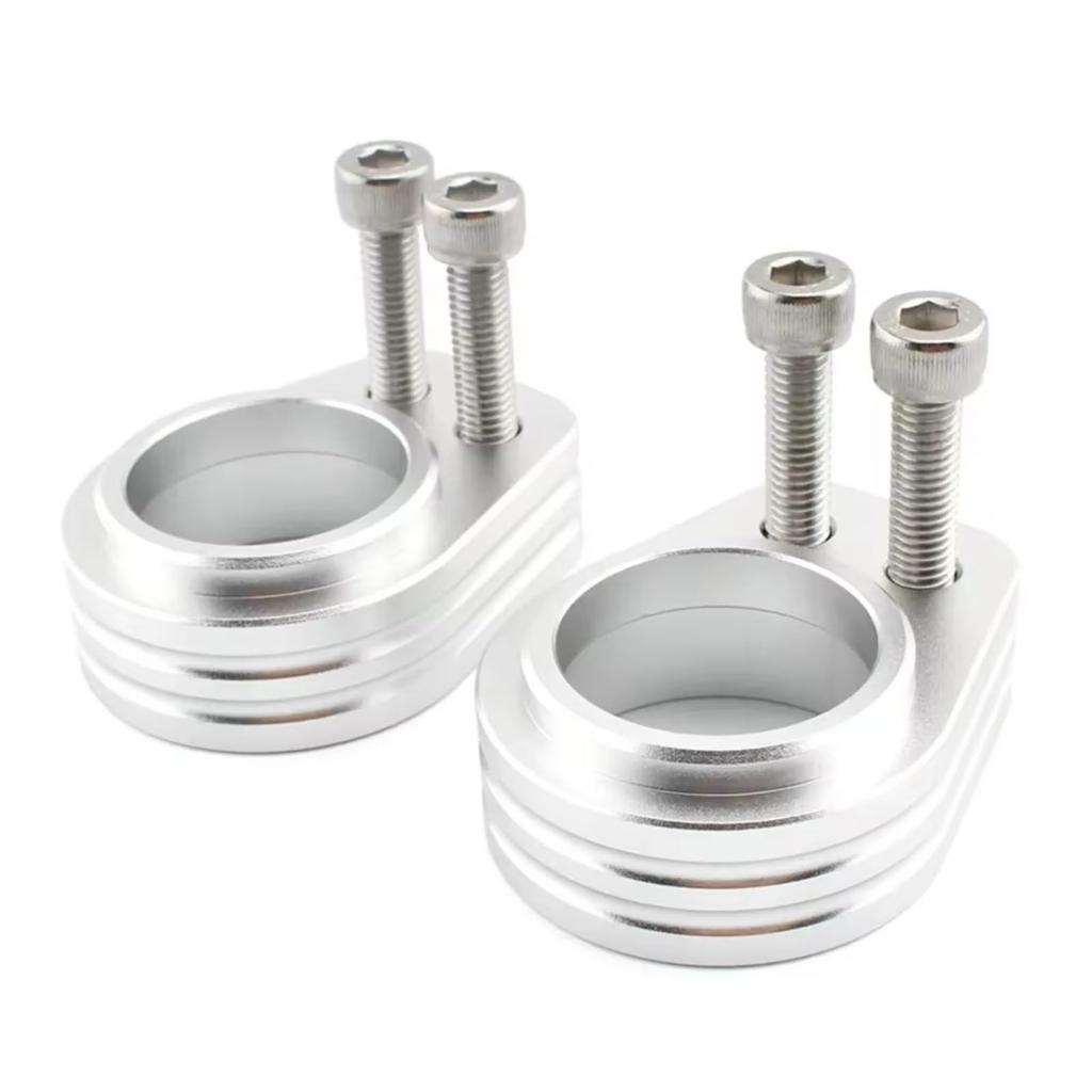 Motorcycle Handlebar Riser For ZZR1200 Motorcycle Aluminum Handlebar Riser 19.5mm Up Adapter Bracket Extender Mount Clamp Universal Bike Accessories