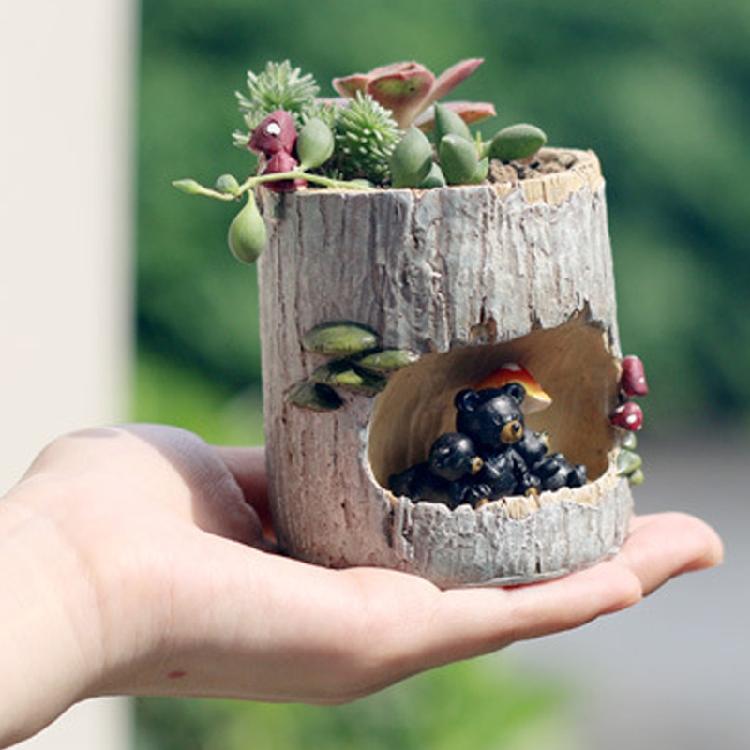 Kreativer Harz-Pflanzen-Blumentopf, als Einweihungsgeschenk verwendet, Korrosionsschutz