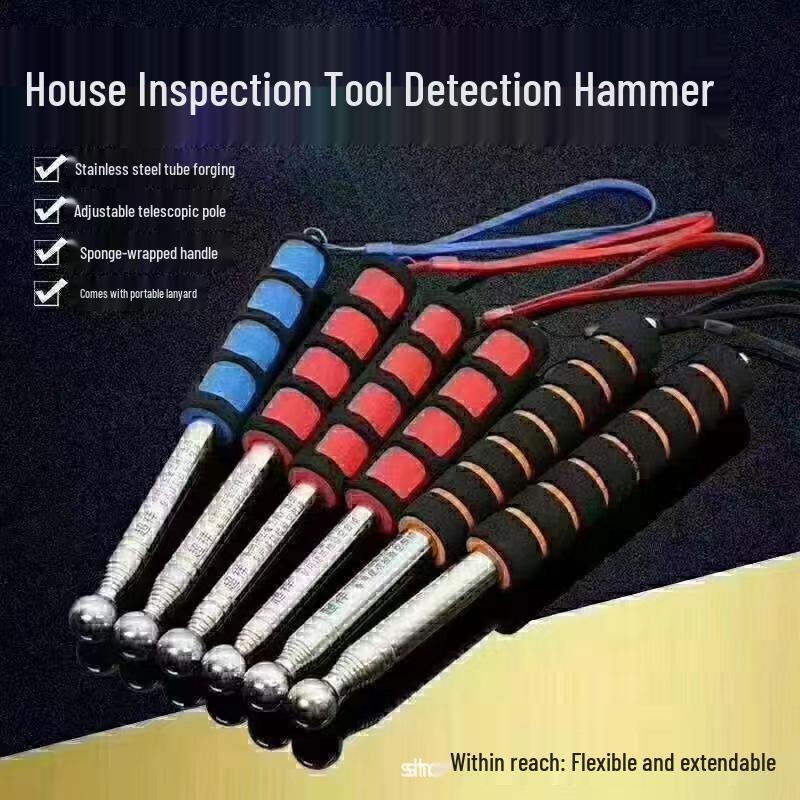 Telescopic Hollow Drum Inspection Hammer and Rod Tool