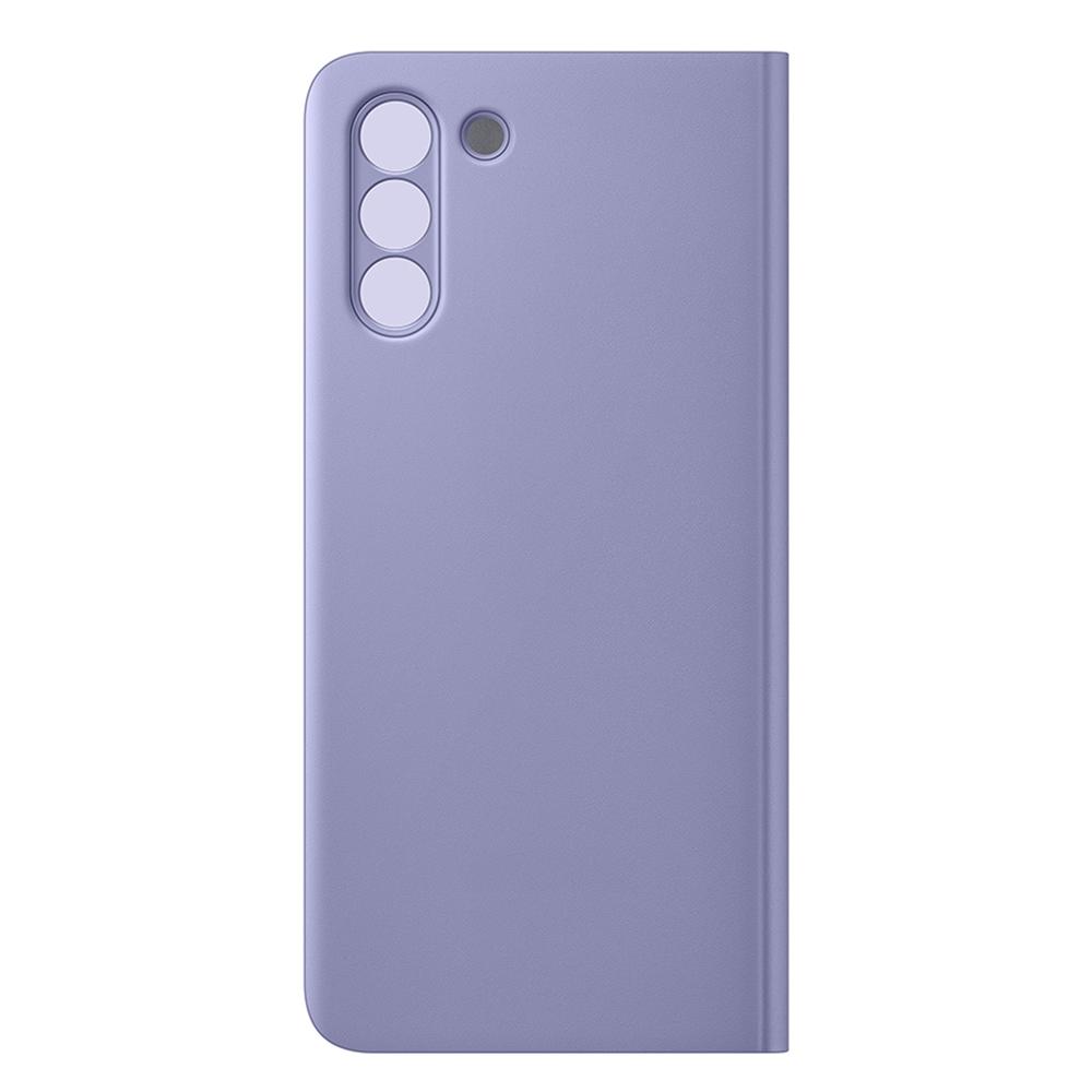 Funda de Teléfono con Espejo Vertical de Visión Clara Para Samsung Galaxy S21 S21+ S21 Plus Cubierta Inteligente Tipo Libro con Vista Inteligente