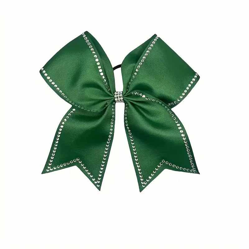 Sparkling Rhinestone Swallowtail Bow Hair Tie and Clip Set