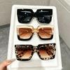 2025 Trendy Oversized Square Frame Sunglasses: Gradient Lenses for Men & Women - European & American Street Style