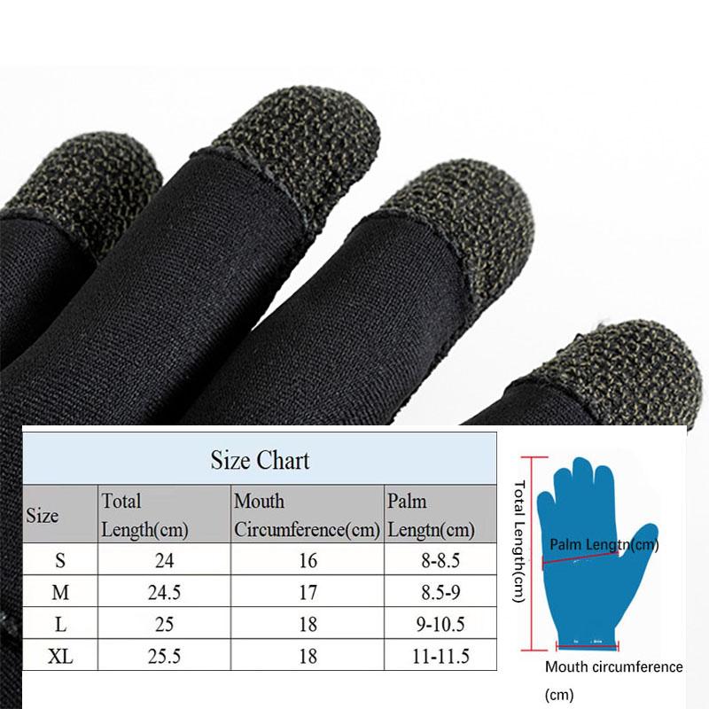 3mm Kevlar Tauchhandschuhe Schnittfeste Warmhalten Schwarze Pool-Handschuhe zum Schnorcheln Schwimmen Wasserunterhaltung Tauchzubehör