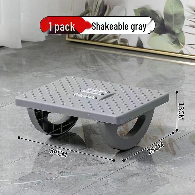 Under-Desk Footrest Stool: Anti Cross-Leg Design
