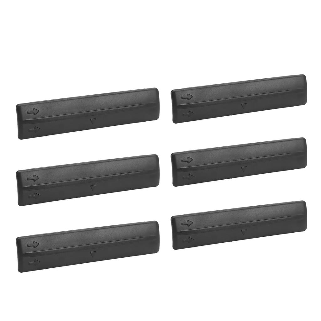 6PCS Roof Rack Removal Cover High Strength ABS Roof Drip Rack Molding Trim Clips Set for Fj Cruiser 2007‑2014
