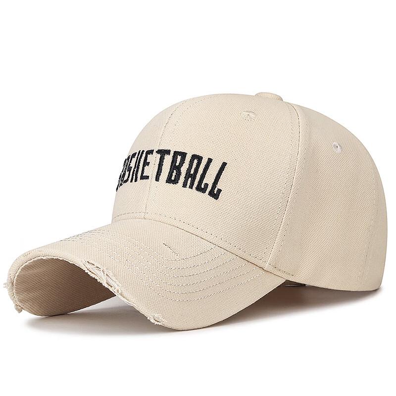 Zhenyueqi Embroidered Distressed Curved Brim Baseball Cap