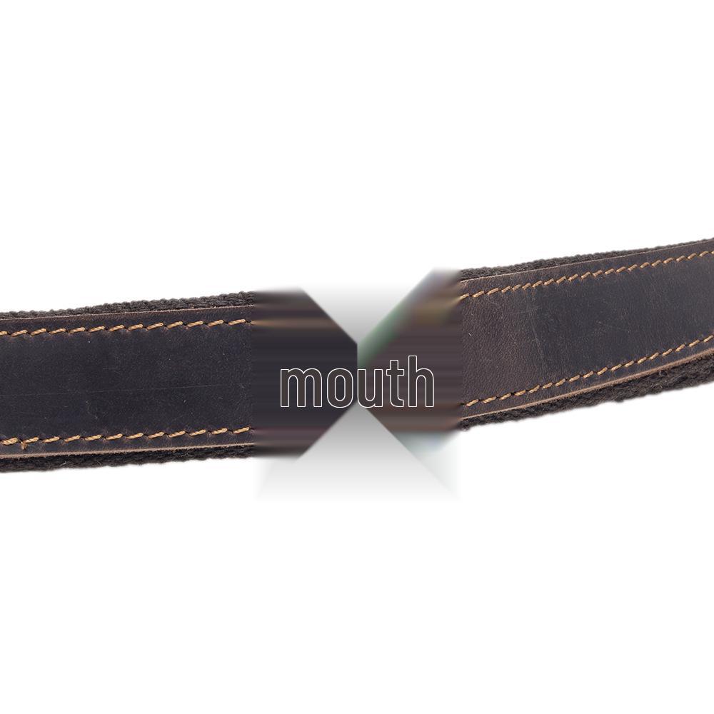 Crazy Horse Leather Adjustable Crossbody Strap for Men's Bags