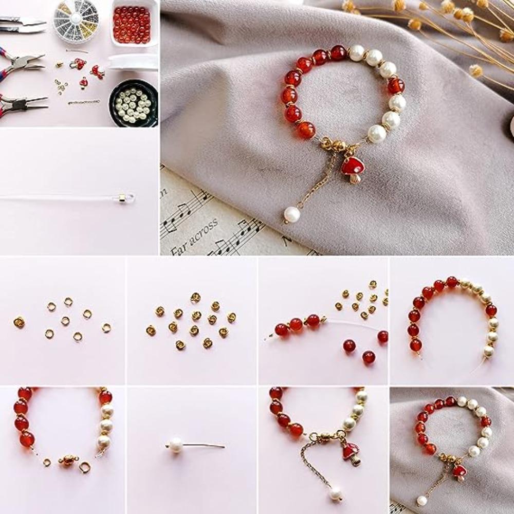 20pcs 20pcs Enamel 5 Shapes Red Mushroom DIY Mushroom Pendant Charms  Women