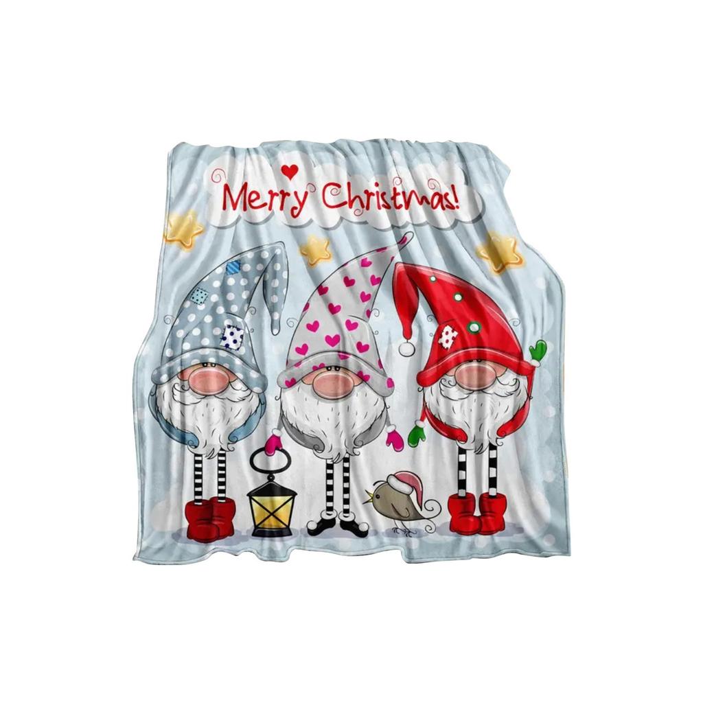 Weihnachtsgrüne Decke Flanelldecke Cartoon-Decke