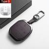 For Jetour Freer Freedom T2 Freer Traveller T1 2025 Leather Metal Car Smart Key Case Cover Fob Car Key Protection Shell Holder