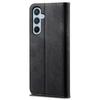 Pentru Samsung Galaxy S25+ Husă Textură Pânză Jeans Anti-Zgârieturi Piele Suport Husă Telefon