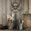 Metal Wall Poster Patriotic Retro Sign Eagle Gift for Garage