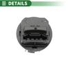 Motoforti HVAC Blower Motor Resistor/Heater Blower Resistor for Land Rover LR2 L4 2.0L 2013-2015, Metal and Plastic, Part Number LR002685, Black.