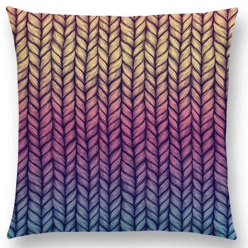 New Abstract Iridescent Stripes Bubbles Pastel Rainbow Geometric Painting Watercolor Sofa Throw Pillow Case Car Cushion Cover